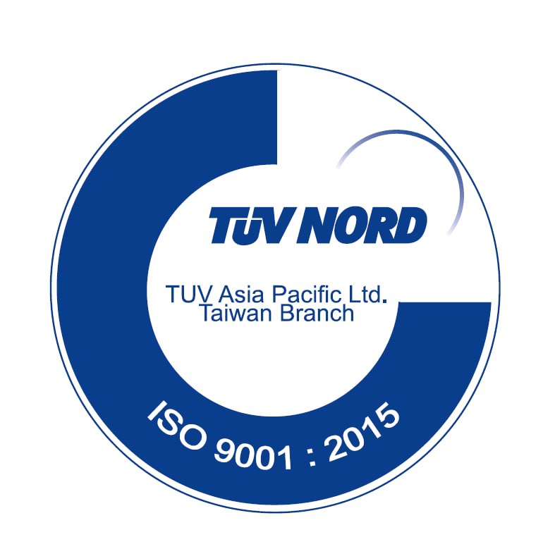 TÜV NORD ISO 9001:2015 Certified